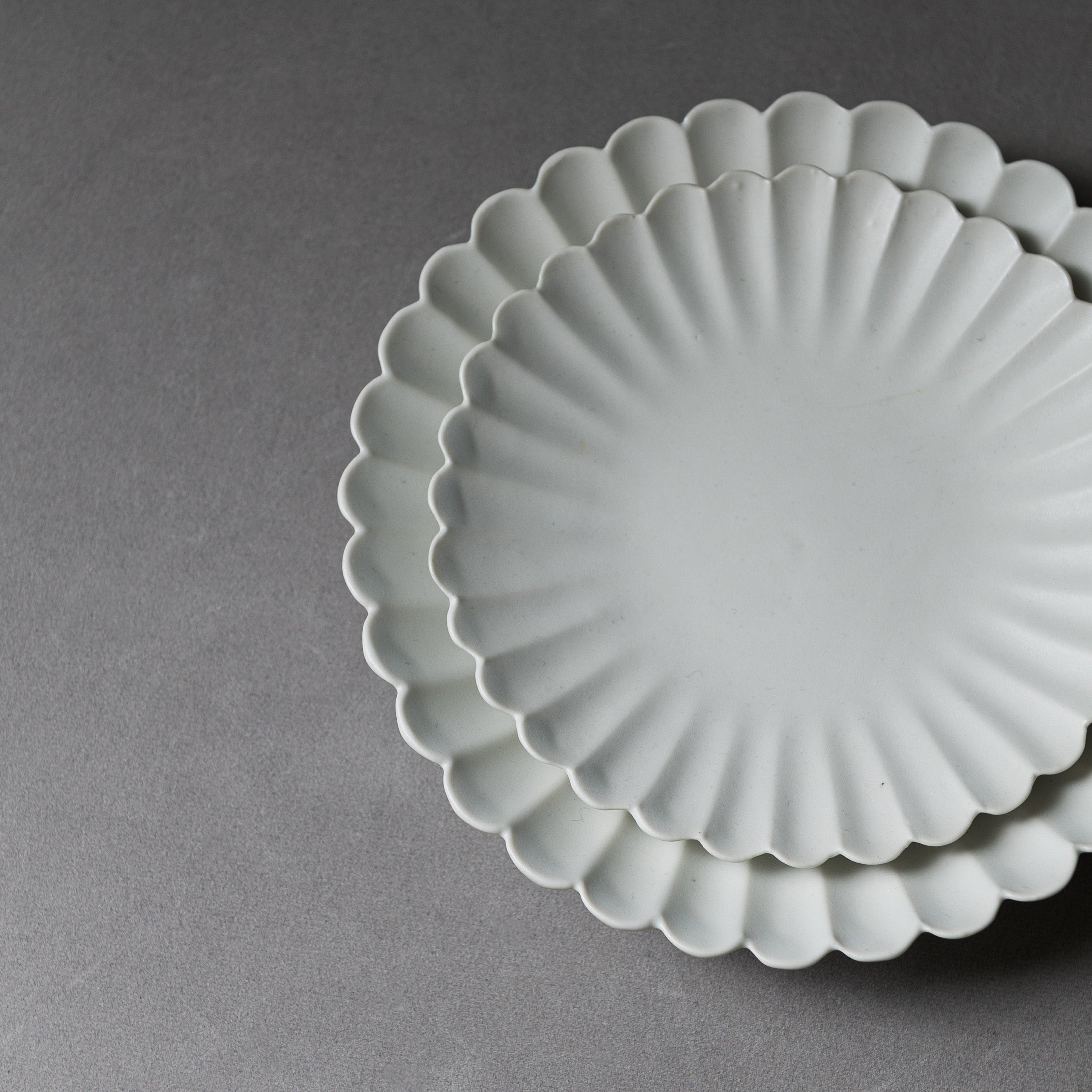 USUKIYAKI Kiku Handmade Plate - 2 Sizes / 臼杵焼き 菊皿