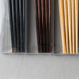 Natural Wooden Chopstick Set - 3 colours