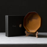 Tsudoi Shallow Bowl - Octagon / Mustard