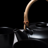 TK Teapot Set - One Pot Two Cups - 600 ml Black / TK 茶器