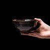 Hagi Ware Pottery Tea Bowl, Rice Bowl - Galaxy