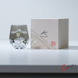 KAGAMI Crystal Edo-Kiriko Rock Glass - Ardisia Crenata / 万両