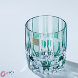 KAGAMI Crystal Edo-Kiriko Rock Glass - Bamboo / 竹の膳