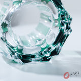 KAGAMI Crystal Edo-Kiriko Rock Glass - Bamboo / 竹の膳