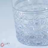 KAGAMI Crystal Japanese Handmade Double Whiskey Glass - 100ml / Kagome