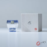 KAGAMI Crystal Sake Glass - Chrysanthemum / 菊花