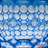 KAGAMI Crystal Sake Glass - Hydrangea / 紫陽花