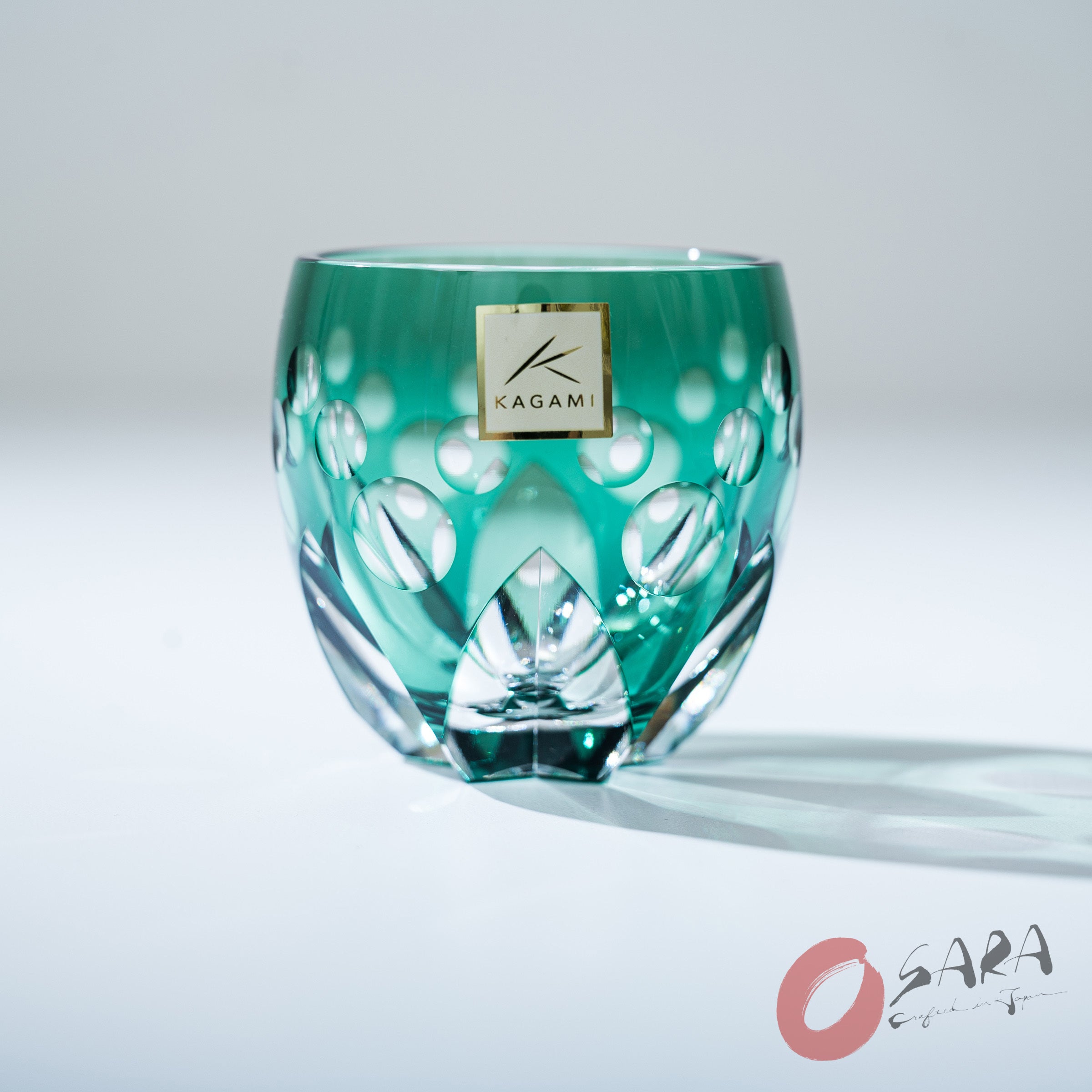 KAGAMI Crystal Sake Glass - Narcissus / 水仙
