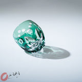 KAGAMI Crystal Sake Glass - Narcissus / 水仙