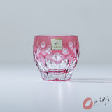 KAGAMI Crystal Sake Glass - Sakura / 桜