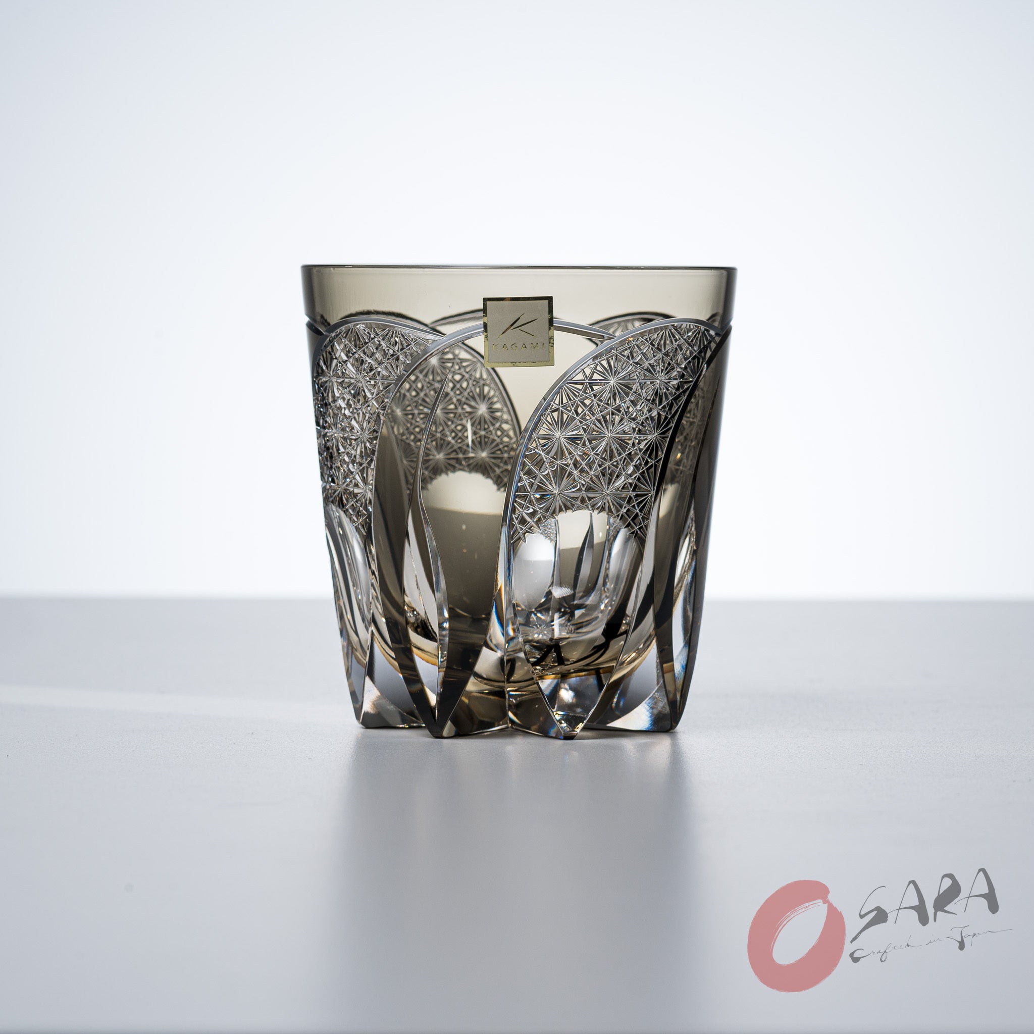 KAGAMI Crystal Multilayer Coloured Rock Glass - Moonbow / 月虹