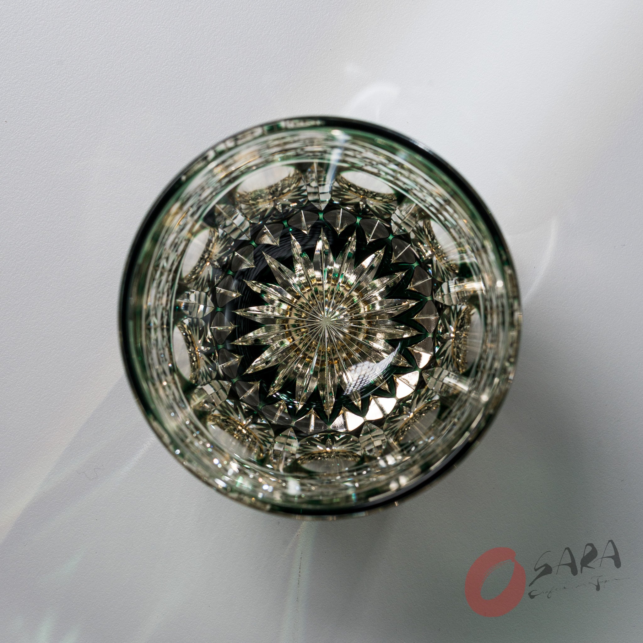 KAGAMI Crystal Multilayer Coloured Rock Glass - Gyoukou / 暁光