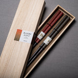 Komon Chopstick Gift Set / 小紋 夫婦箸ギフトセット