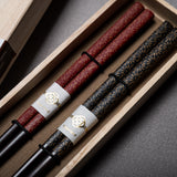 Komon Chopstick Gift Set / 小紋 夫婦箸ギフトセット