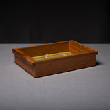 Japanese Cedar Box -shaped Soba Noodle Bowl - Rectangle - 2 Sizes / ざるそば皿