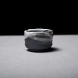 Pottery Sake Cup - Snowfield / ぐい呑み 雪原
