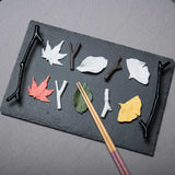 Handmade Chopstick Rest - Fallen Leaf / 手作り 箸置き 落ち葉