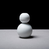 Snowman Sake Set - Matt Glaze - White / 雪だるま 酒器セット