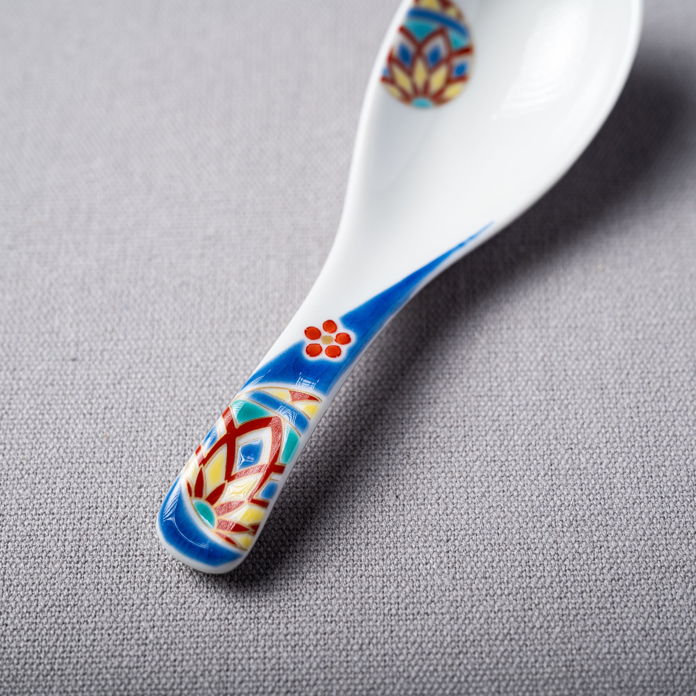 Kutani Design Ceramic Spoon - 20 Kinds / 九谷色絵 れんげ