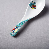 Kutani Design Ceramic Spoon - 20 Kinds / 九谷色絵 れんげ