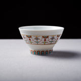 Kutani ware Design Rice Bowl / 九谷色絵 千段飯碗