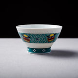 Kutani ware Design Rice Bowl / 九谷色絵 千段飯碗