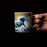 Kutani ware Hokusai Mug - Great Wave / 九谷焼 葛飾北斎 浮世絵 神奈川沖浪裏マグカップ