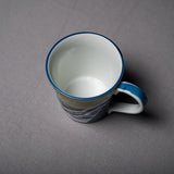 Premium Kutani ware Hokusai Mug - Great Wave / 九谷焼 葛飾北斎 浮世絵 神奈川沖浪裏マグカップ