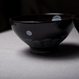 Sunrise Pair Rice Bowl Gift Box Set - 2 Colours / 日の出 ペア茶碗