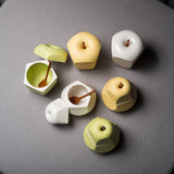 Apple Sugar Pot - 3 Colours