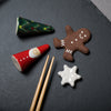 Handmade Chopstick Rest -Snowflake / 手作り 箸置き 雪片