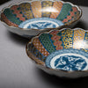 Somenishiki Mino Ware Medium Bowl - 17 cm / 染錦祥瑞 深皿