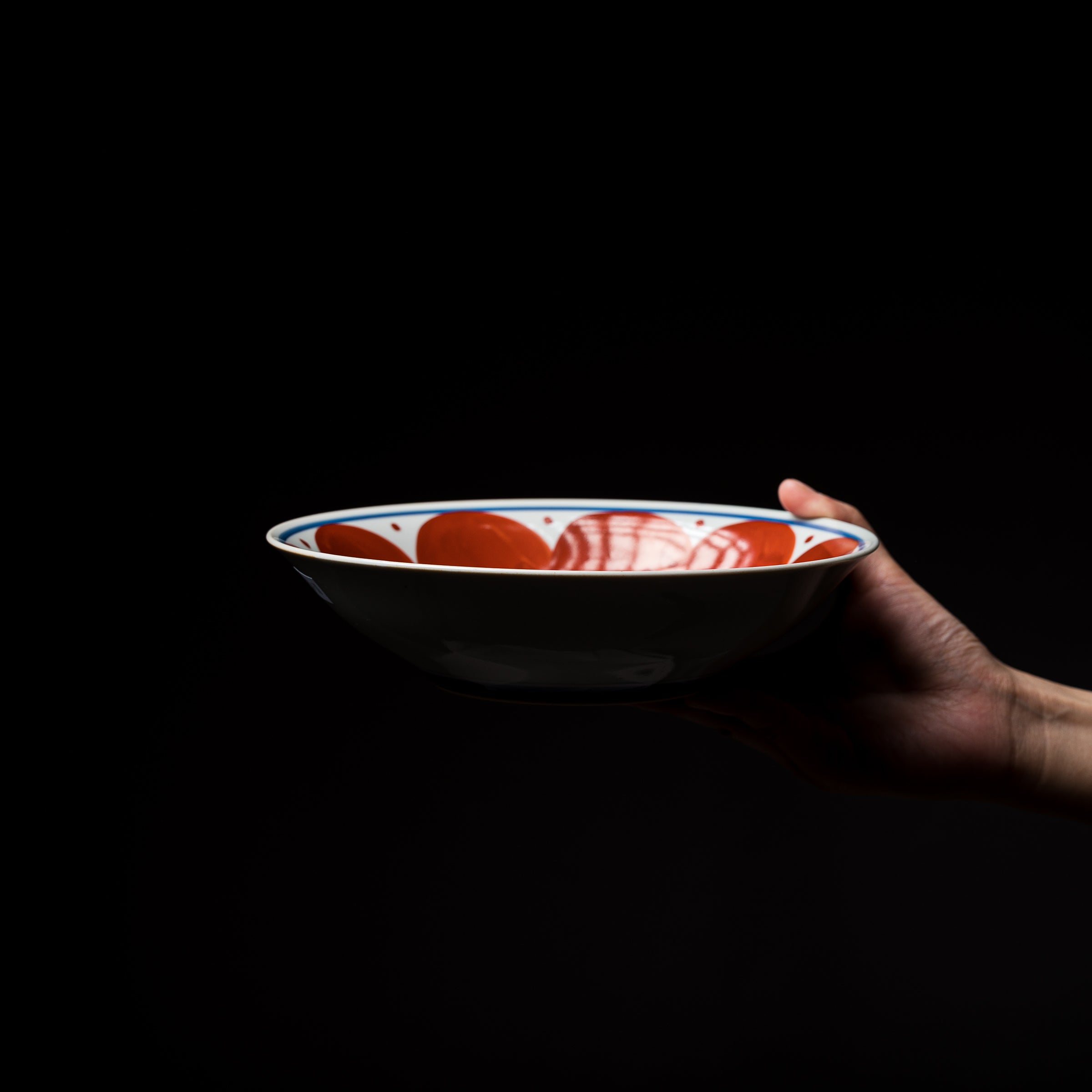 Giappone Bowl - Hand Painted - Large 21cm - Two Colours