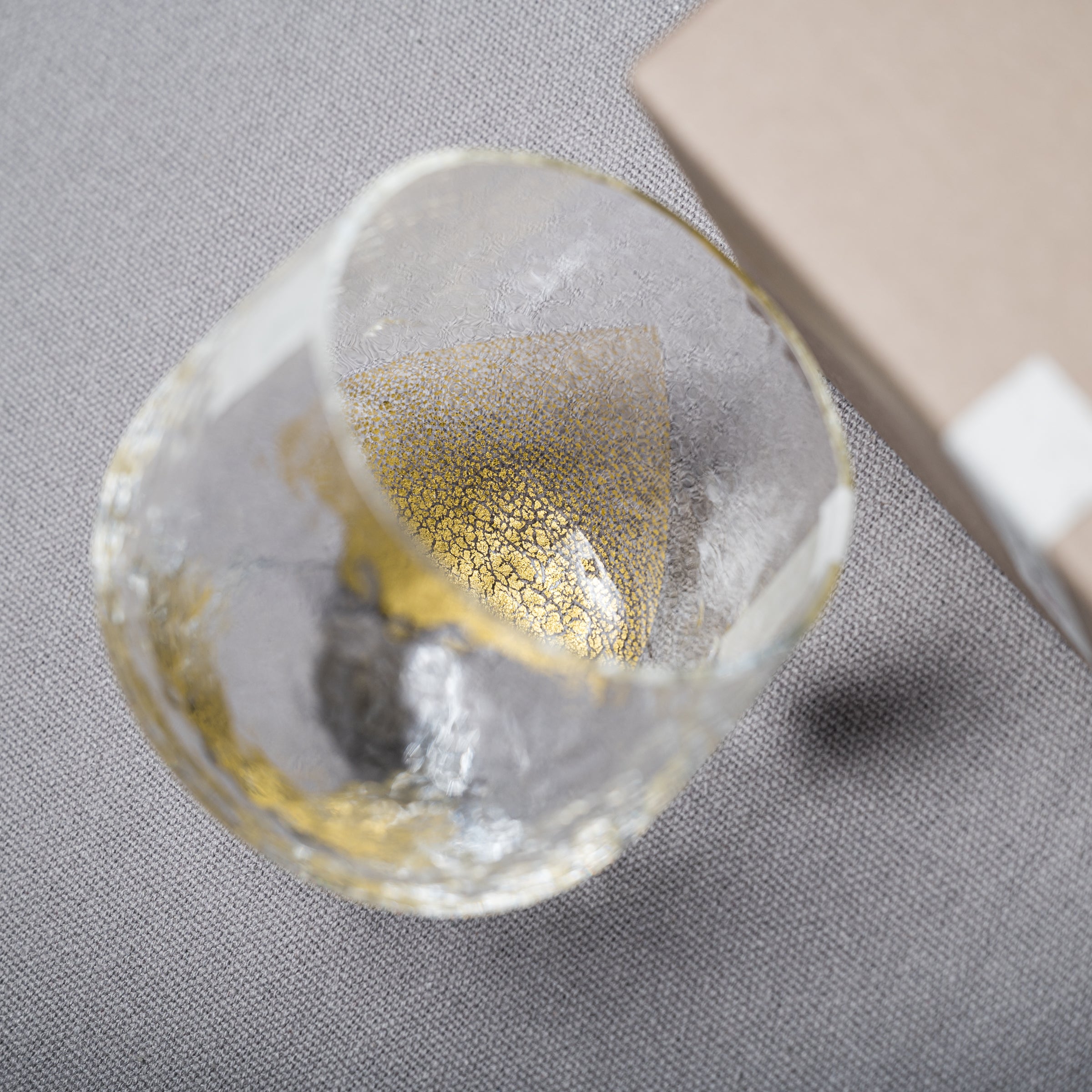 Yachiyo Edo Glass Tumbler - Gold Leaf / 江戸硝子 八千代 金箔