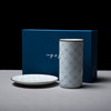 Arita Hoji-cha Teacup & Saucer Plate Gift Set / Shippo 七宝 (Seven Treasure)