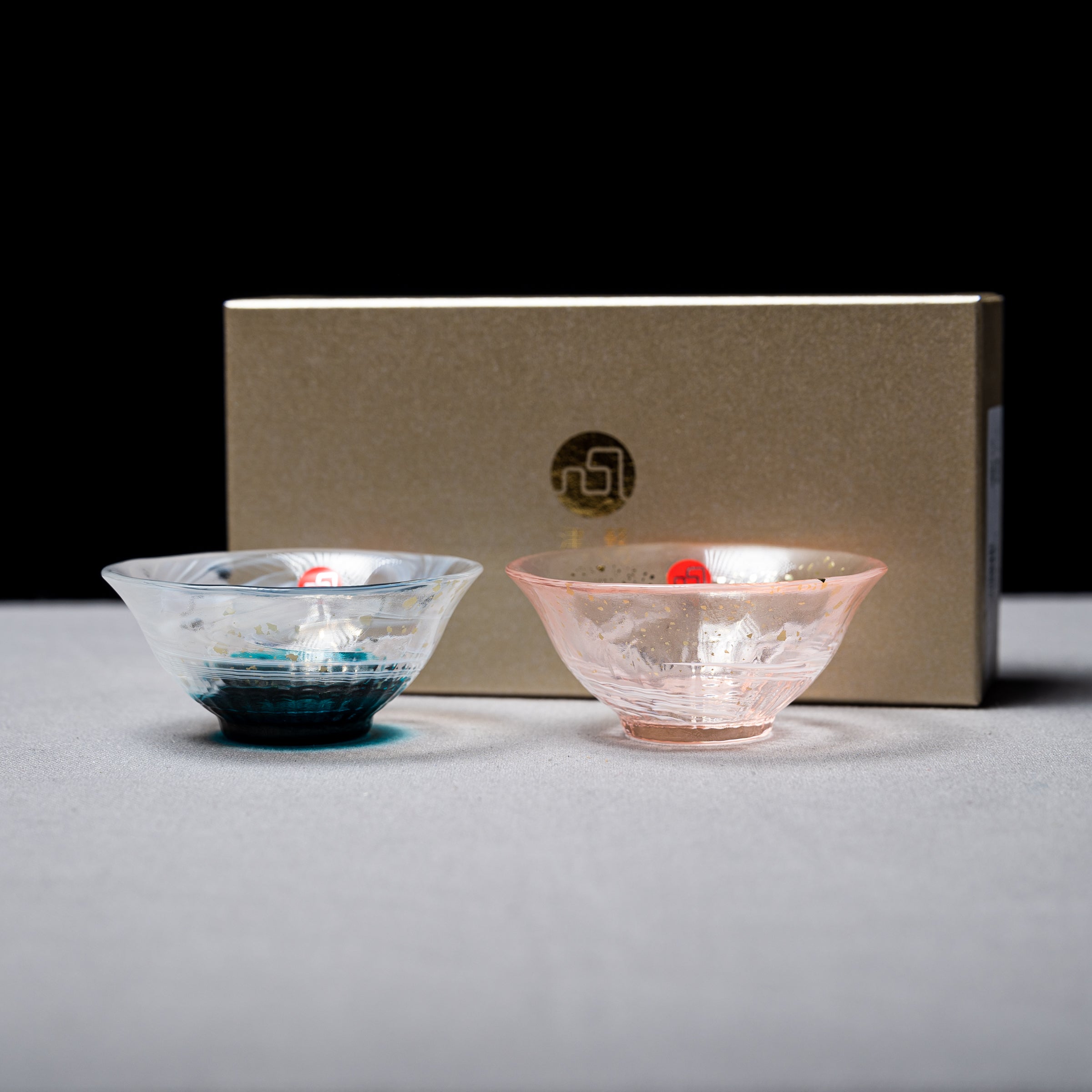 Premium Pair Sake Glass - Kinsai / プレミアムペア盃 金彩