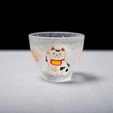 Lucky Charms Sake Cup - Beckoning Cat / めでたmono 盃 - 招き猫