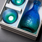 Coral Sea Sake Set - 1 Jug With 2 Sake Cups / 珊瑚の海 酒器セット