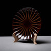 Kaneko Pottery Giyaman Series / 20.5 cm Plate - Chestnut Brown