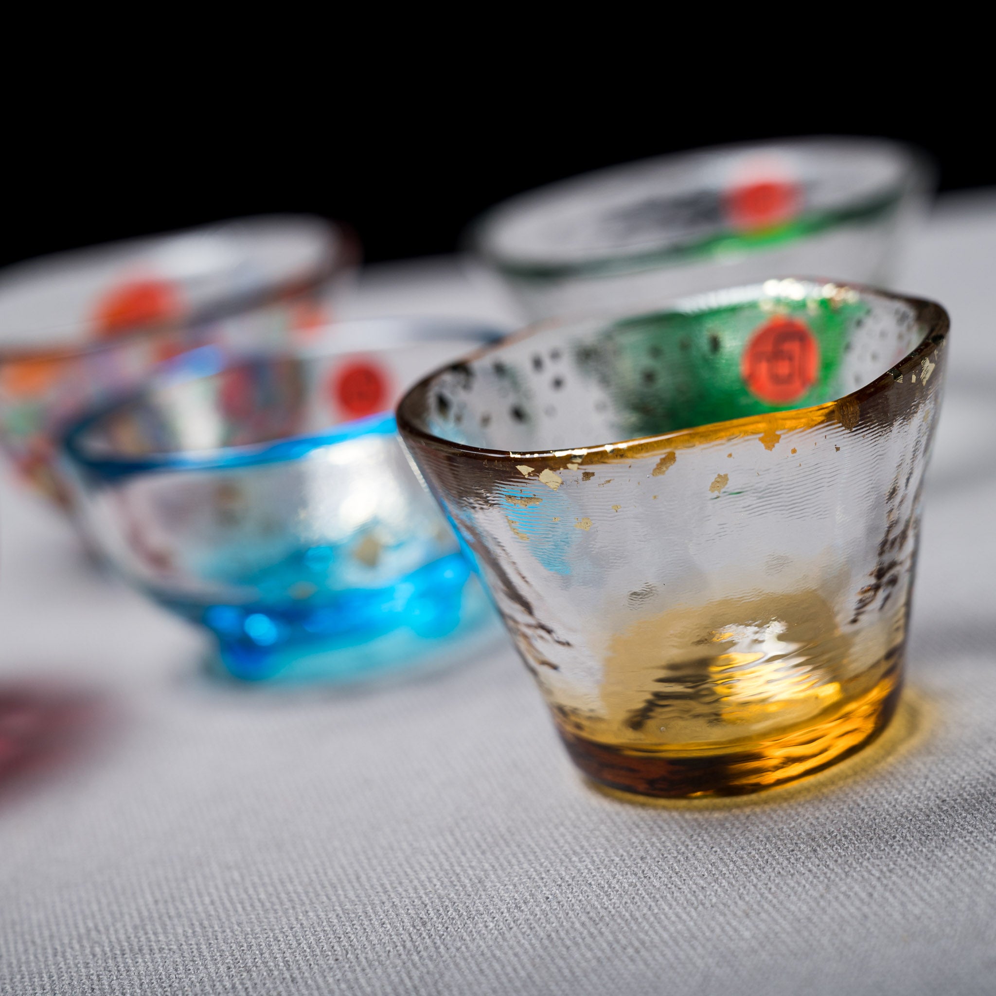 Assort Sake Glass - Set of 5 / 津軽びいどろ 酒器セット