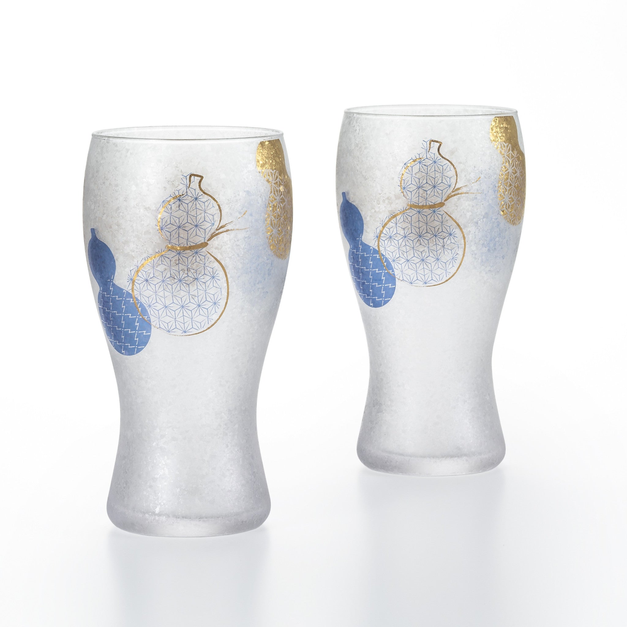 HYOTAN Pair Beer Glass - Set of 2 -瓢箪ビアグラス ペア-