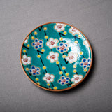 Kutani Design x Round Plate - 12 cm / 九谷焼き 縁起物 小皿