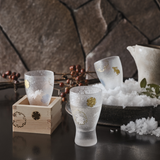 Snow Rabbit Sake Cup with Wooden Masu / 雪うさぎ枡酒セット
