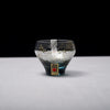 Yachiyo Edo Glass Sake Cup 115 ml - Navy Blue / 江戸硝子 八千代窯