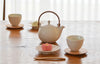 Load image into Gallery viewer, Yui Wooden Handle Teapot 330ml - White